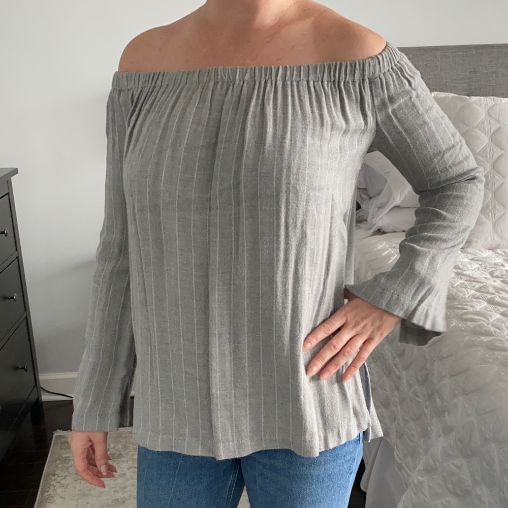 Anthropologie Cloth & Stone Off the shoulder top